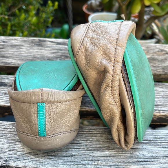 TIEKS  Taupe Ballet Flats women’s size 8 - Picture 14 of 16